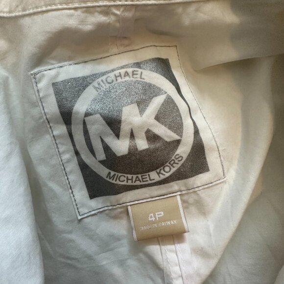 MICHAEL KORS | Women’s Jacket Top | White | Size: 4P - Picture 7 of 10